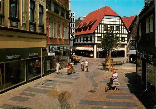 AK / Ansichtskarte  Werne-Langern_Unna Bonenstrasse Alstadt Fussgaengerzone Fachwerkhaus 