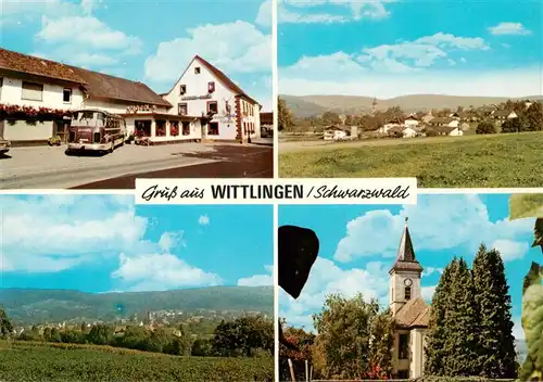 AK / Ansichtskarte  Wittlingen_Baden Teilansichten Kirche Landschaft Schwarzwald Wittlingen_Baden