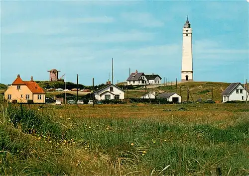 AK / Ansichtskarte 73884572 Blaavand_Blavand_DK Teilansicht Leuchtturm 