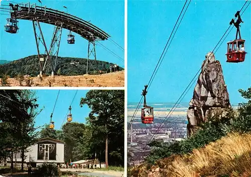 AK / Ansichtskarte  Thale_Harz Neuerbaute Personenschwebebahn zum Hexentalplatz Thale_Harz