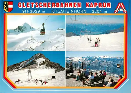 AK / Ansichtskarte  Kaprun_AT Gletscherbahnen Kaprun Maurer Gletscherlift Bergstation Kitzsteinhorn Sonnenterrasse 