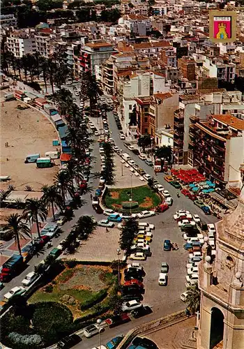 AK / Ansichtskarte  Sitges_ES Campanar i la Fragata Vue aerienne 