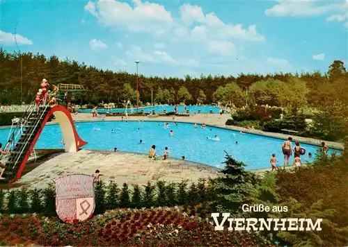 AK / Ansichtskarte  Viernheim Waldschwimmbad Viernheim