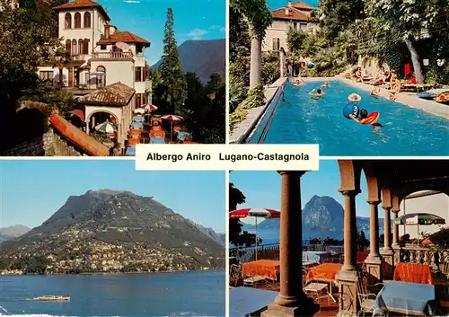 AK / Ansichtskarte  Castagnola_Lago_di_Lugano Albergo Garni Aniro 