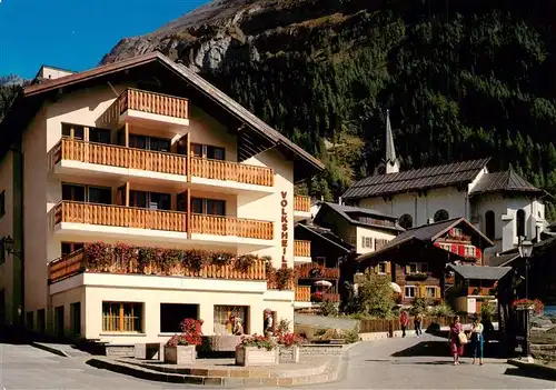 AK / Ansichtskarte  Leukerbad_Loueche-les-Bains_VS Dorfstrasse mit Volksheilbad 