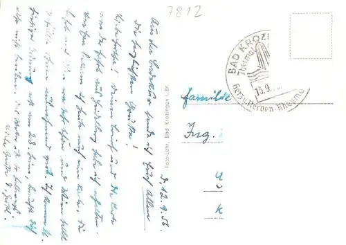 AK / Ansichtskarte  Bad_Krozingen Josephshaus Speisesaal Liegehalle Bad_Krozingen