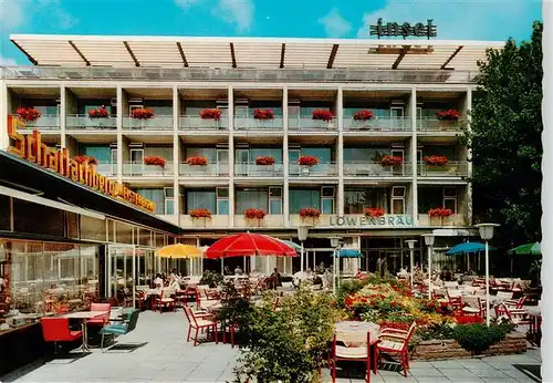 AK / Ansichtskarte 73884707 Heilbronn_Neckar Insel Hotel Cafe Terrassen Heilbronn Neckar