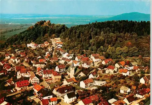 AK / Ansichtskarte  Ebersteinburg Fliegeraufnahme mit Burgruine Alt Eberstein Ebersteinburg