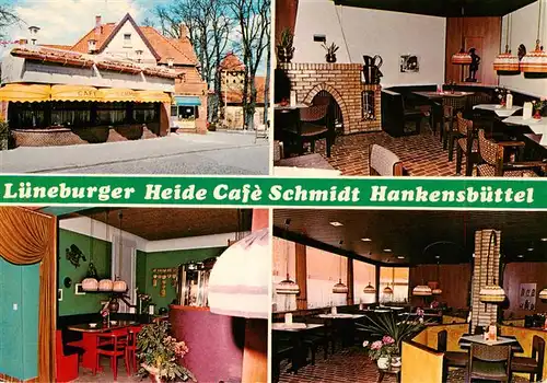 AK / Ansichtskarte 73884730 Hankensbuettel Lueneburger Heide Cafe Schmidt Gastraeume Hankensbuettel