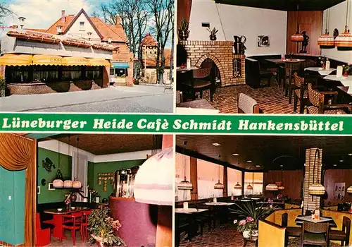 AK / Ansichtskarte  Hankensbuettel Lueneburger Heide Cafe Schmidt Gastraeume Hankensbuettel