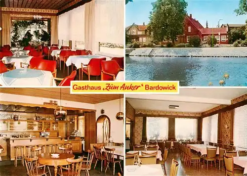 AK / Ansichtskarte 73884744 Bardowick Gasthaus Zum Anker Gastraeume Bardowick