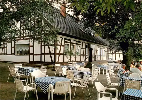 AK / Ansichtskarte 73884754 Soehre Restaurant Soehrer Forsthaus Freiterrasse Soehre