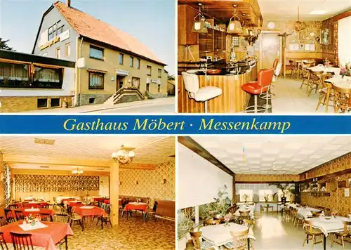 AK / Ansichtskarte  Messenkamp Gasthaus Moebert Messenkamp Gastraeume Bar Messenkamp