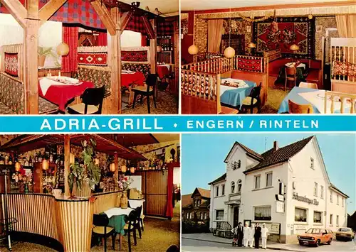 AK / Ansichtskarte  Rinteln Adria Grill Speiserestaurant Gastraeume Bar Rinteln