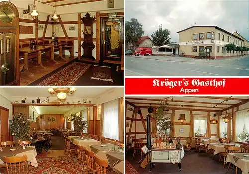 AK / Ansichtskarte  Appen Kroegers Gasthof Gastraeume Appen
