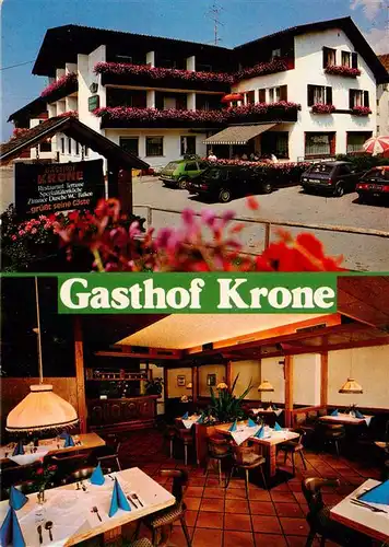 AK / Ansichtskarte 73884801 uebersaxen Gasthof Krone Gastraum uebersaxen