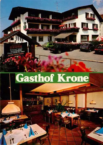 AK / Ansichtskarte  uebersaxen Gasthof Krone Gastraum uebersaxen