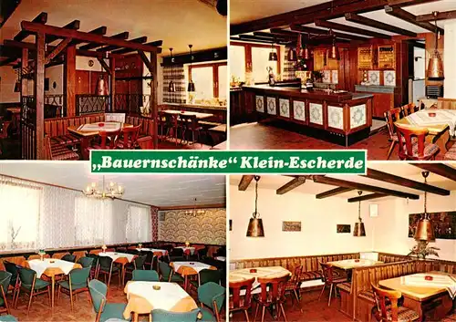 AK / Ansichtskarte 73884804 Klein_Escherde Bauernschaenke Gastraeume Theke Klein_Escherde