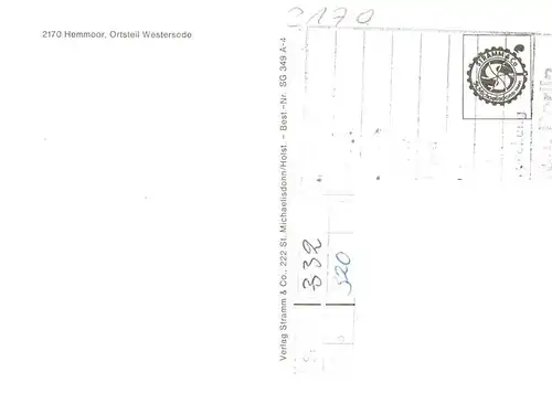 AK / Ansichtskarte  Westersode_Hemmoor Strassenpartie 
