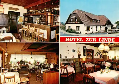 AK / Ansichtskarte 73884826 Hittfeld Hotel Gasthaus zur Linde Restaurant Theke Hittfeld