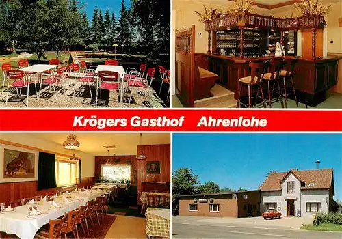 AK / Ansichtskarte  Tornesch Kroegers Gasthaus Restaurant Terrasse Tornesch