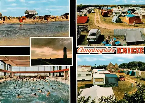 AK / Ansichtskarte  Boehl_St_Peter-Ording Campingplatz Kniese Strand Meerwasser Schwimmhalle Boehl_St_Peter-Ording