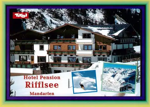 AK / Ansichtskarte  Mandarfen_Pitztal_Tirol_AT Hotel Pension Rifflsee 