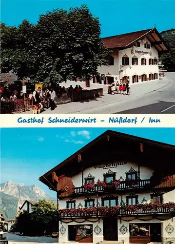 AK / Ansichtskarte  Nussdorf_Inn Gasthof Schneiderwirt Nussdorf Inn