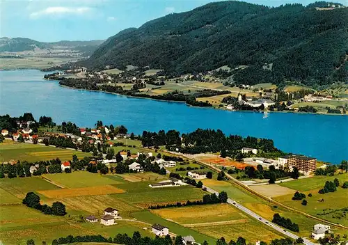 AK / Ansichtskarte  Bodensdorf_Ossiacher_See_AT Fliegeraufnahme 