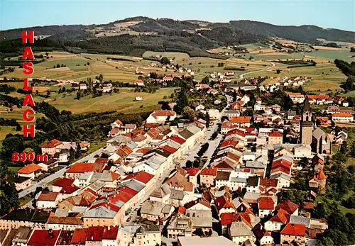 AK / Ansichtskarte  Haslach_Muehl Fliegeraufnahme Haslach_Muehl