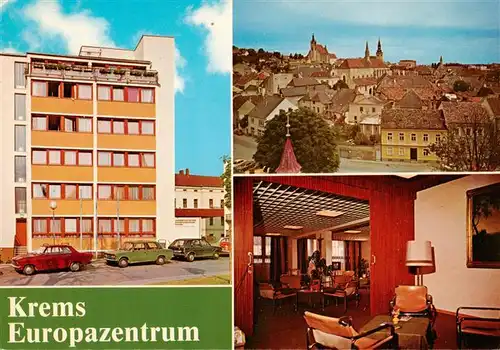 AK / Ansichtskarte  Krems_Donau_AT Europazentrum Gastraum Stadtblick 