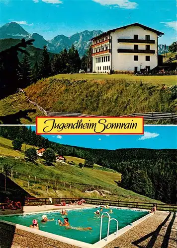 AK / Ansichtskarte  St_Martin_Tennengebirge_Pongau_AT Jugendherberge Jugendheim Sonnrain Schwimmbad 