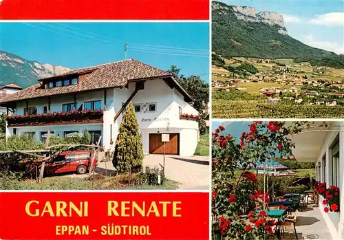 AK / Ansichtskarte 73884941 Eppan_Suedtirol Garni Renate Panorama Terrasse Eppan Suedtirol