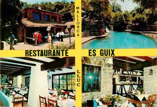 AK / Ansichtskarte 73884955 Lluc Restaurante Es Guix Gastraeume Lluc