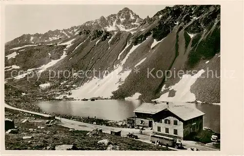 AK / Ansichtskarte  Postbus Flueela Hospiz Schottensee Schwarzhorn 