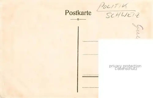 AK / Ansichtskarte  Politik_Politics_Politique Schweiz Vermoegensabgabe 