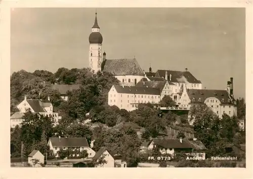 AK / Ansichtskarte  Andechs Totalansicht Andechs