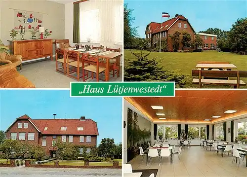 AK / Ansichtskarte  Luetjenwestedt Alten und Pflegeheim Suhr Gastraeume Park Luetjenwestedt