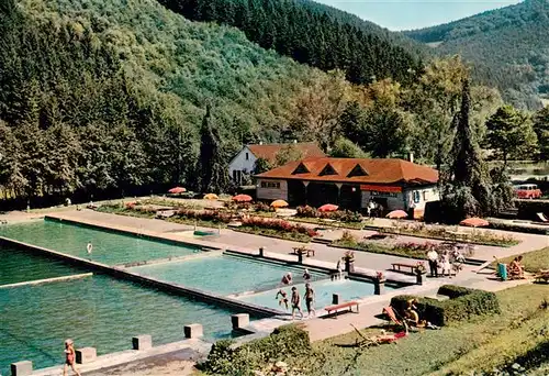 AK / Ansichtskarte  Plettenberg Freibad Plettenberg