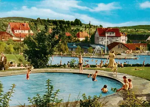 AK / Ansichtskarte  Schotten_Hessen Schwimmbad Schotten Hessen