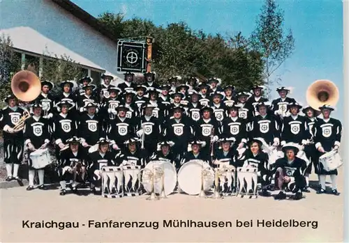 AK / Ansichtskarte  Muehlhausen_Heidelberg_Kraichgau Fanfarenzug Muehlhausen 