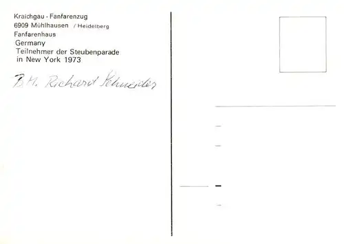 AK / Ansichtskarte 73885064 Muehlhausen_Heidelberg_Kraichgau Fanfarenzug Muehlhausen 