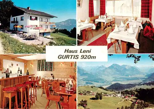 AK / Ansichtskarte  Gurtis_Nenzing_Vorarlberg_AT Haus Lene Gastraeume Bar Panorama 