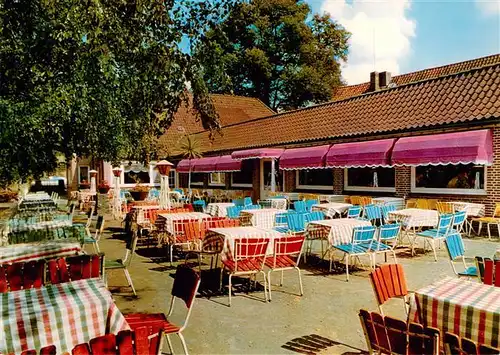 AK / Ansichtskarte 73885104 Neukloster_Niederelbe Spezialitaeten Restaurant Seeburg Freiterrasse Neukloster_Niederelbe