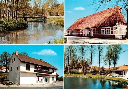 AK / Ansichtskarte  Moisburg EDEKA Markt Teilansichten Fachwerkhaus Moisburg