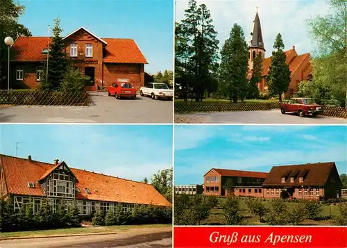 AK / Ansichtskarte  Apensen Teilansichten Kirche Apensen