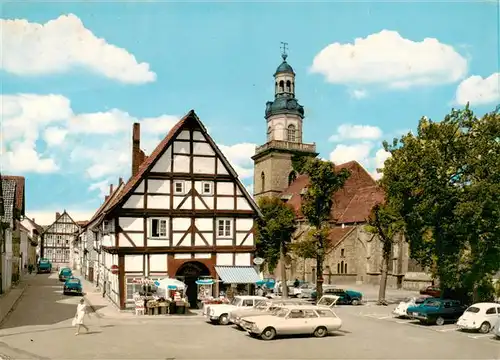 AK / Ansichtskarte  Rinteln_Weser Am Kirchplatz 