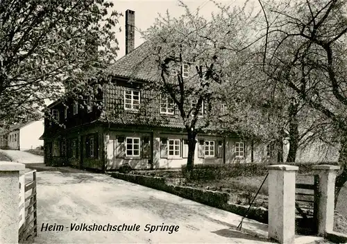 AK / Ansichtskarte  Springe_Deister Heim Volkshochschule Springe_Deister