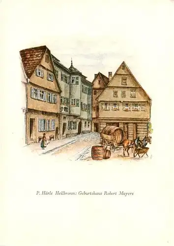 AK / Ansichtskarte 73885192 Heilbronn_Neckar Geburtshaus Robert Mayers Im Kirchhoefle Heilbronn Neckar