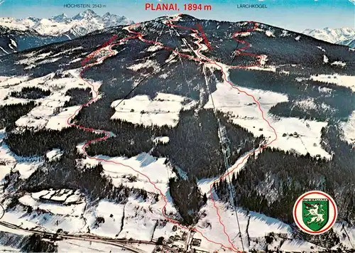 AK / Ansichtskarte  Schladminger-Planai_1830m_Dachstein_AT Skigebiet Fastenberg Planai Fliegeraufnahme 